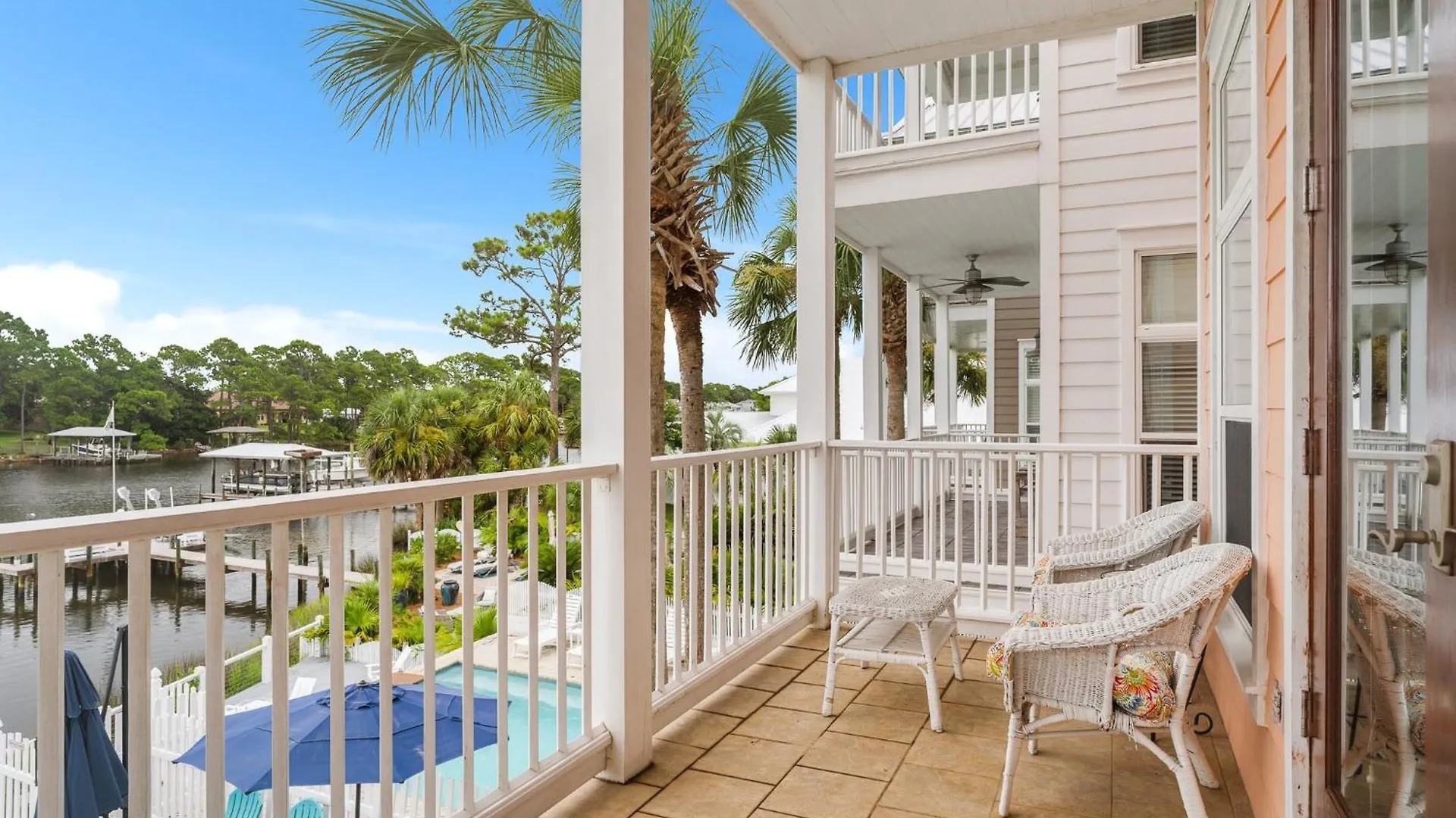 Semesterbostad Beach Bay Getaway! Bayfront 4Br 4Ba House Sleeps 12 Private Pool Boat Dock Panama City Beach